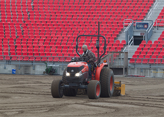 Sand Base Levelling